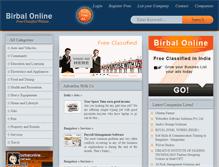 Tablet Screenshot of birbalonline.com